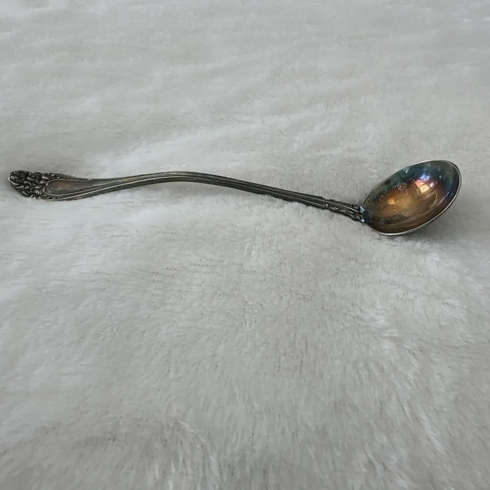 Vintage Royal Plate Co Toddy Sauce‎ Cream Ladle Silver Plate